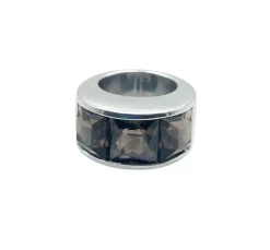 Bague Pianegonda Argent Quartz fumé