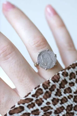 Bague pièce Napoléon 20 cent Francs