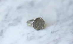 Bague pièce Napoléon 20 cent Francs