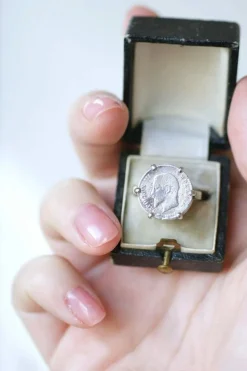 Bague pièce Napoléon 20 cent Francs