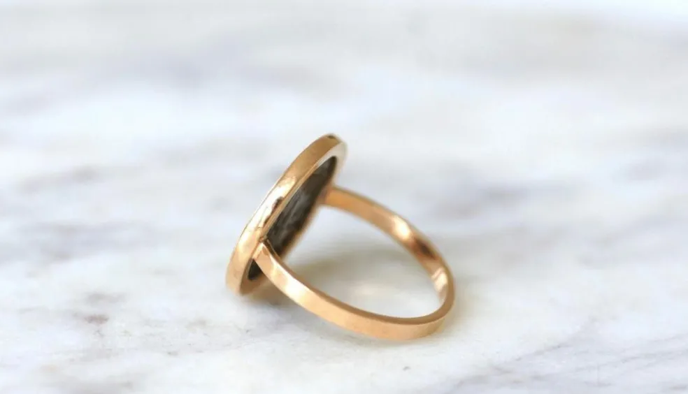 Bague pièce romaine Nummus
