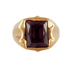 Bague pierre violette