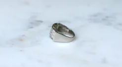 Bague Plans Art Déco platine, diamants