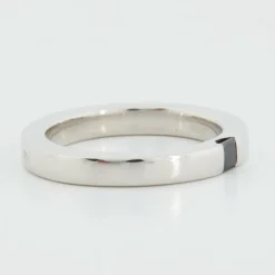 Bague platine - Diamant Noir