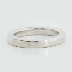 Bague platine - Diamant Noir