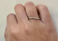 Bague Platine & Or Blanc