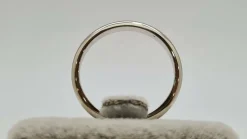 Bague Platine & Or Blanc