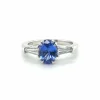 Bague Platine - Tanzanite et Diamants