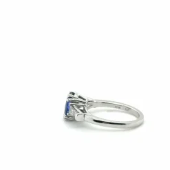 Bague Platine - Tanzanite et Diamants