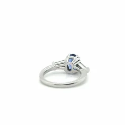 Bague Platine - Tanzanite et Diamants