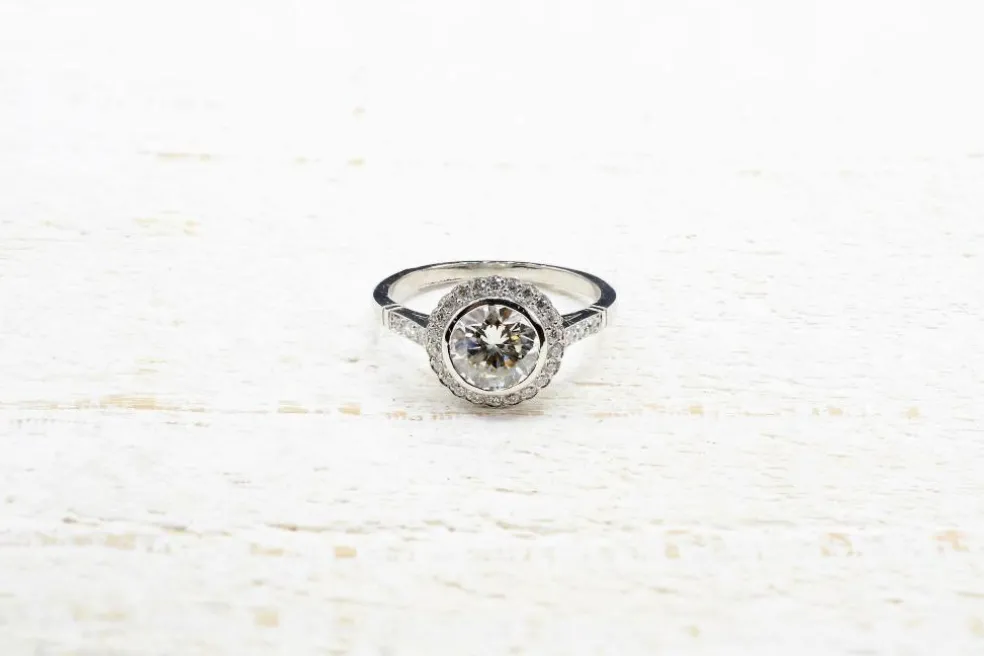 Bague Platine Diamant