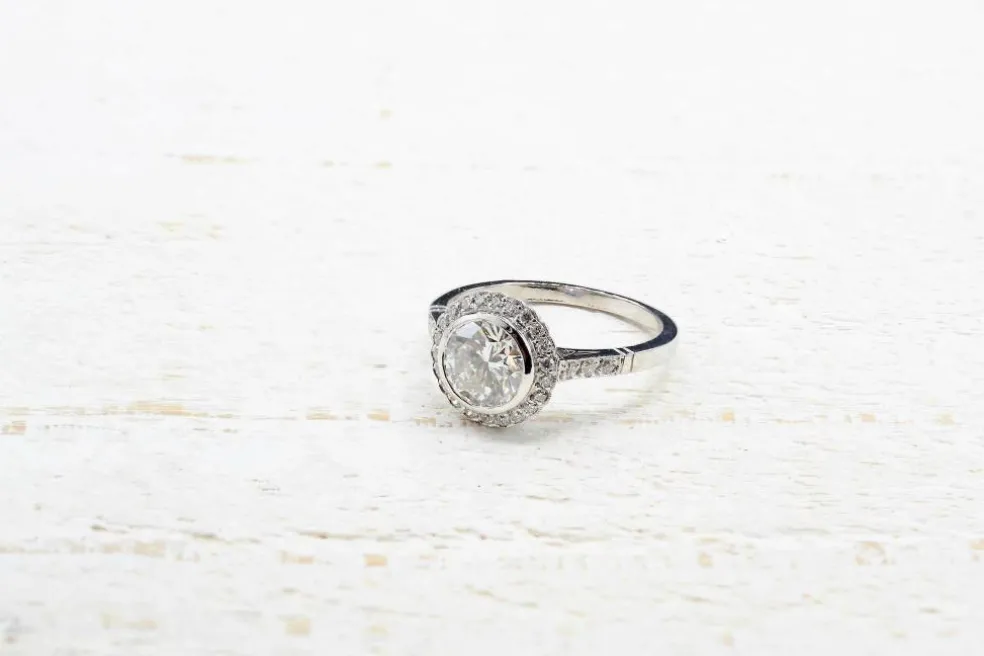 Bague Platine Diamant
