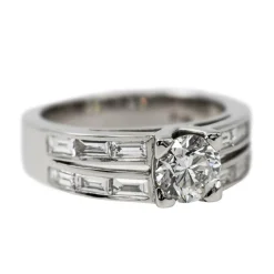 Bague Platine Diamant