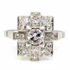 Bague Platine Diamants