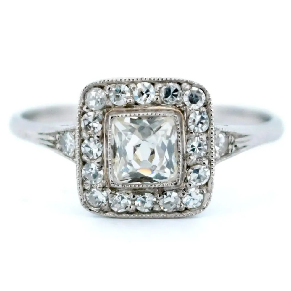 Bague Platine Diamants