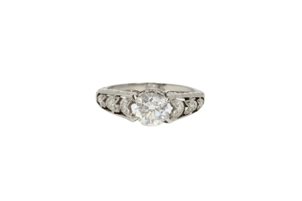 Bague Platine Diamants