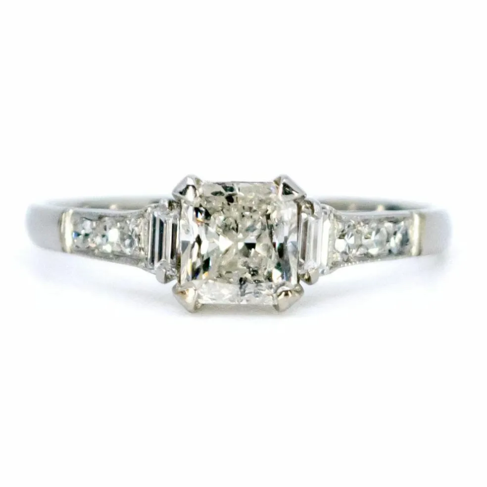Bague Platine Diamants