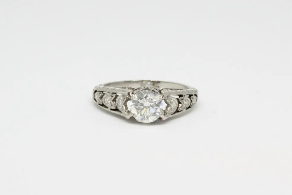 Bague Platine Diamants