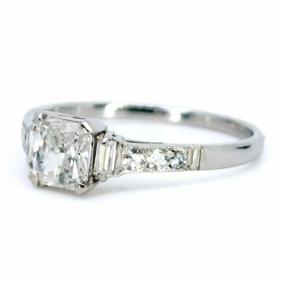 Bague Platine Diamants