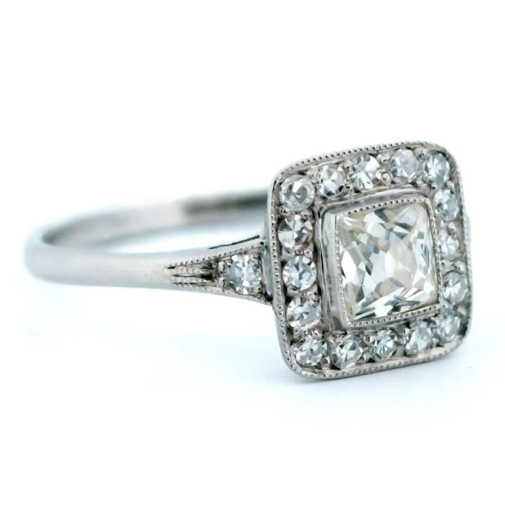 Bague Platine Diamants