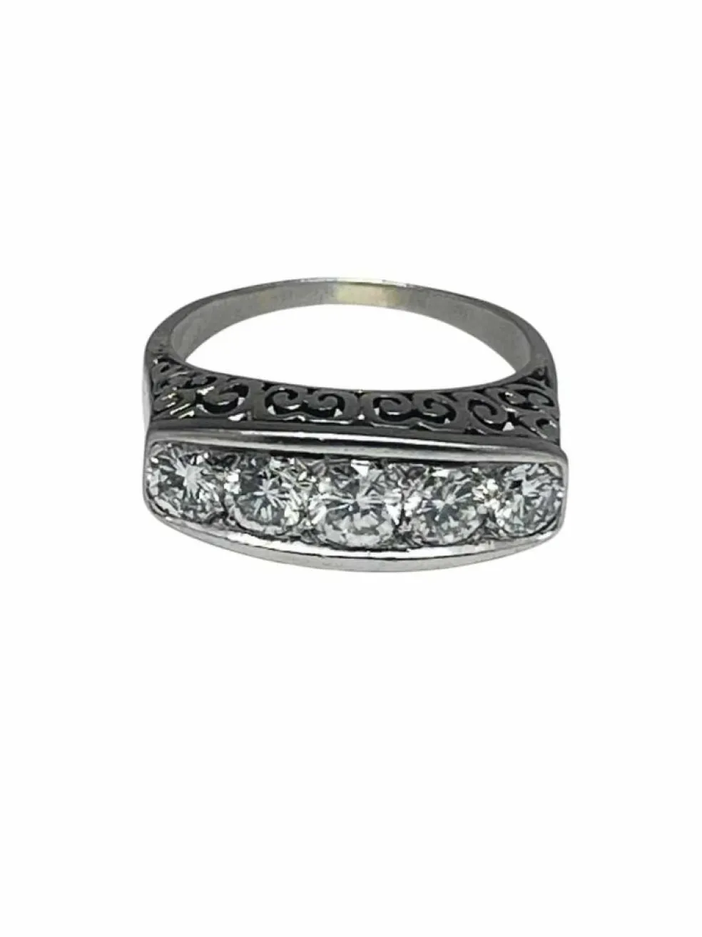 Bague Platine Diamants