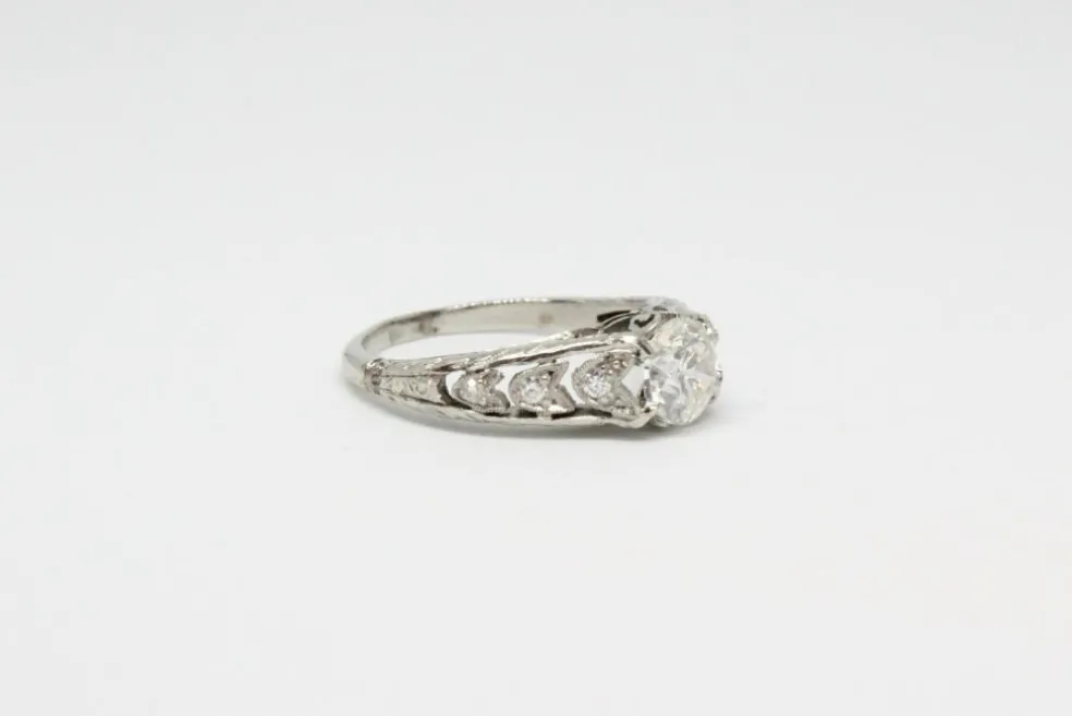 Bague Platine Diamants