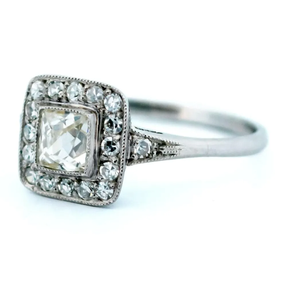 Bague Platine Diamants