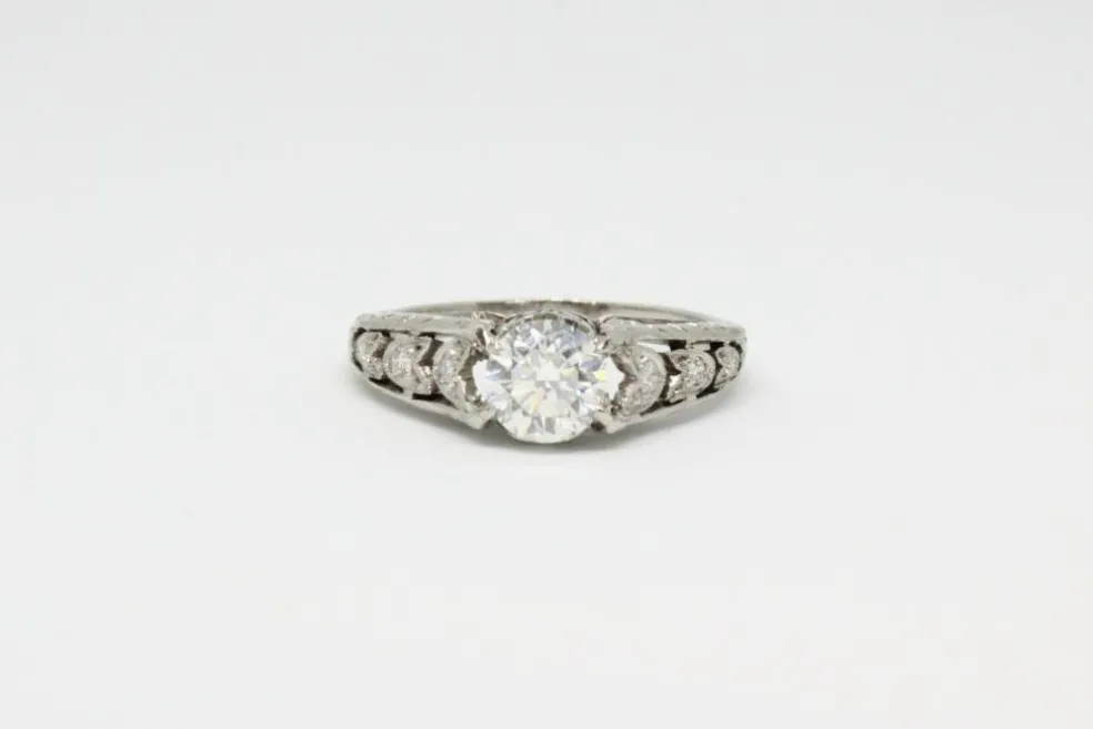 Bague Platine Diamants