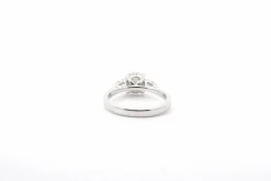 Bague platine diamants