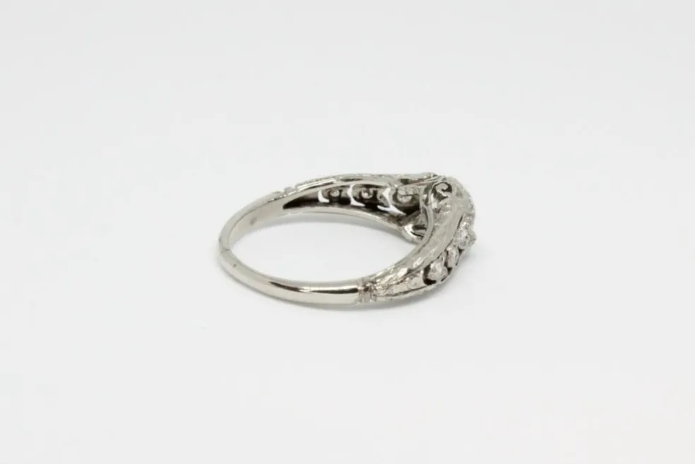 Bague Platine Diamants