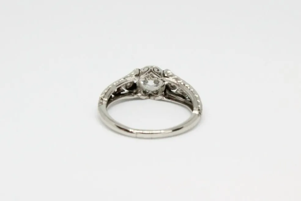 Bague Platine Diamants