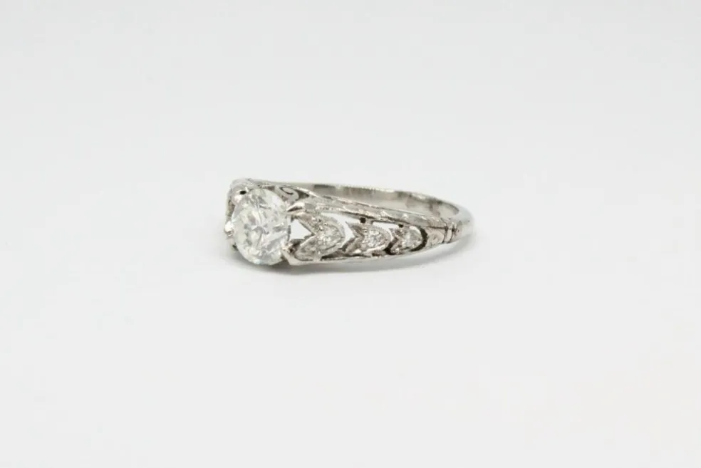 Bague Platine Diamants