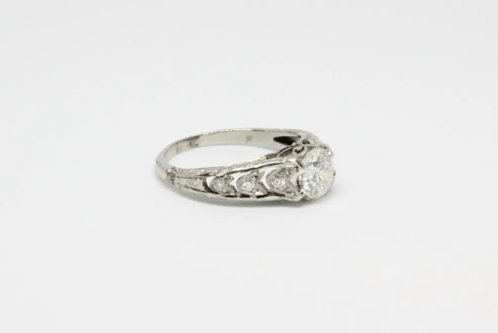 Bague Platine Diamants