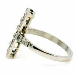 Bague Platine Diamants Art Déco