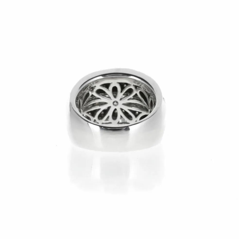 Bague Platine, Diamants Brillants et Baguettes