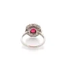 Bague Platine Emeraude Diamants