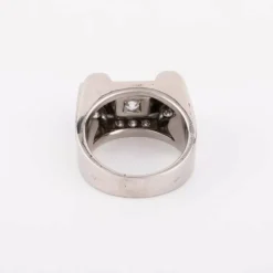 Bague platine et diamant