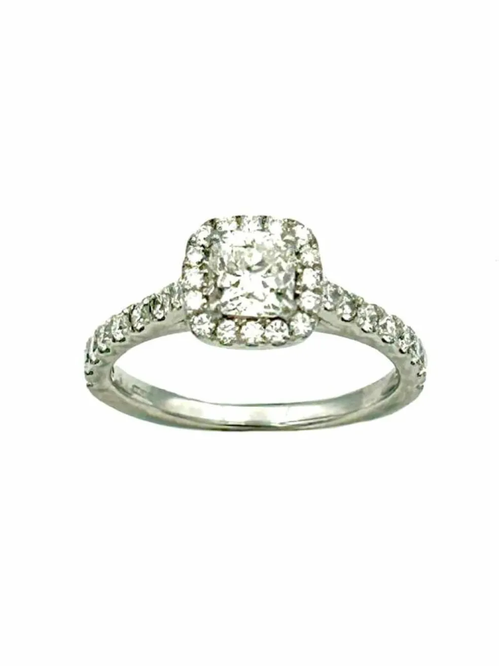 Bague Platine et Diamants Certifié