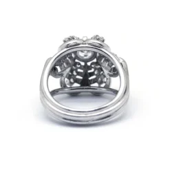 Bague platine et diamants