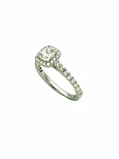 Bague Platine et Diamants Certifié