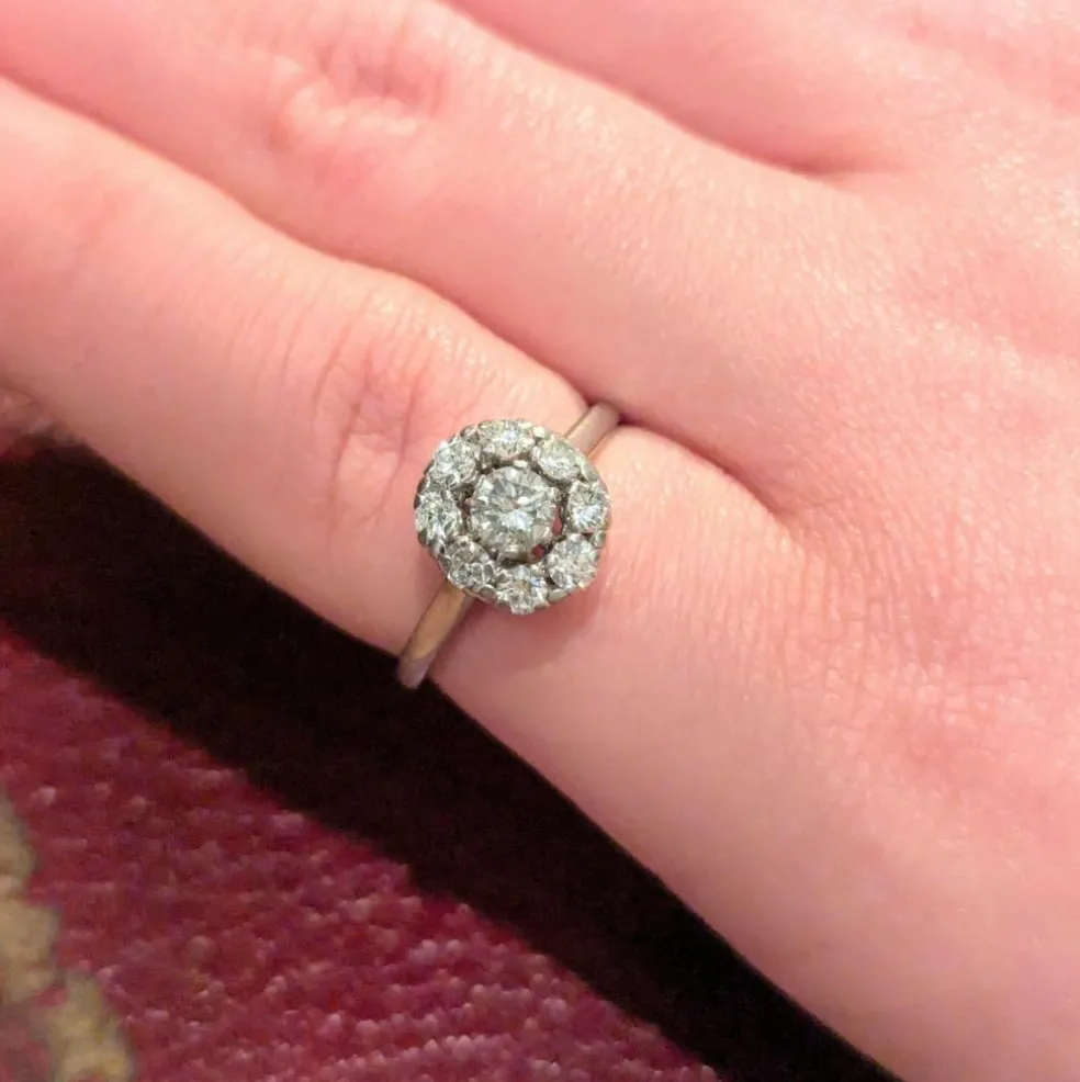Bague Platine et diamants