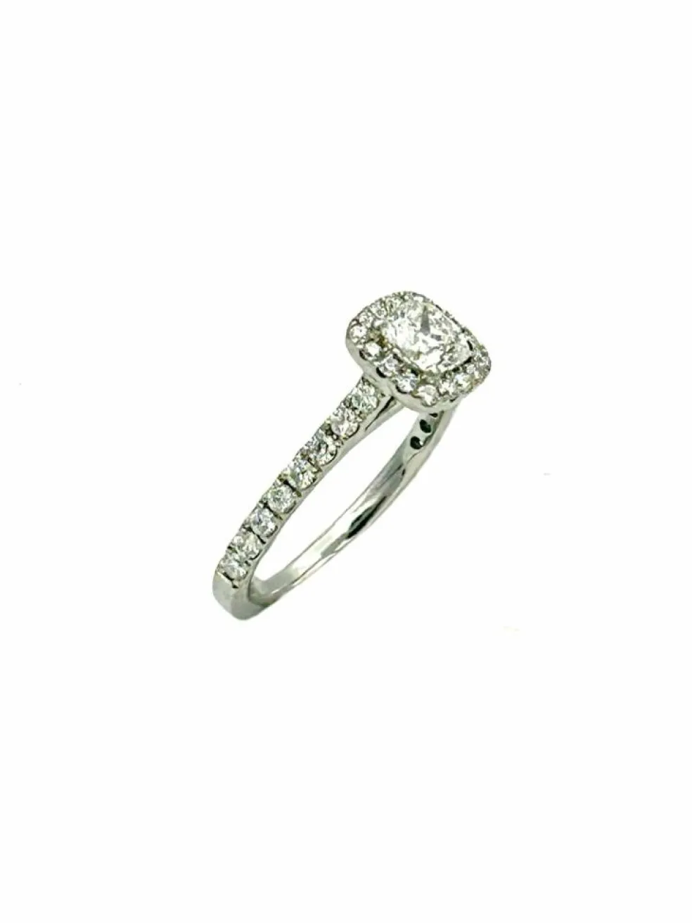 Bague Platine et Diamants Certifié
