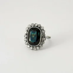 Bague Platine Saphir & Diamants