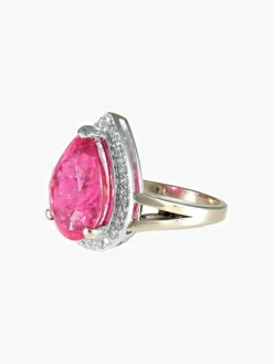 Bague Pois Rubellite