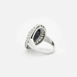 Bague Pompadour or blanc
