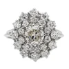 Bague Pompadour Or blanc Diamant