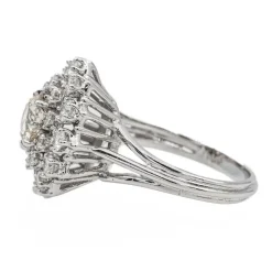 Bague Pompadour Or blanc Diamant