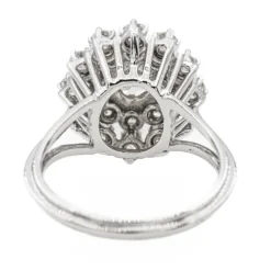 Bague Pompadour Or blanc Diamant