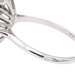 Bague Pompadour Or blanc Saphir
