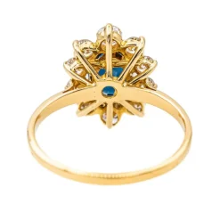 Bague Pompadour Or jaune Saphir